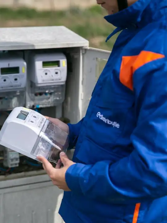 Contor inteligent - sursa foto: E-Distribuție