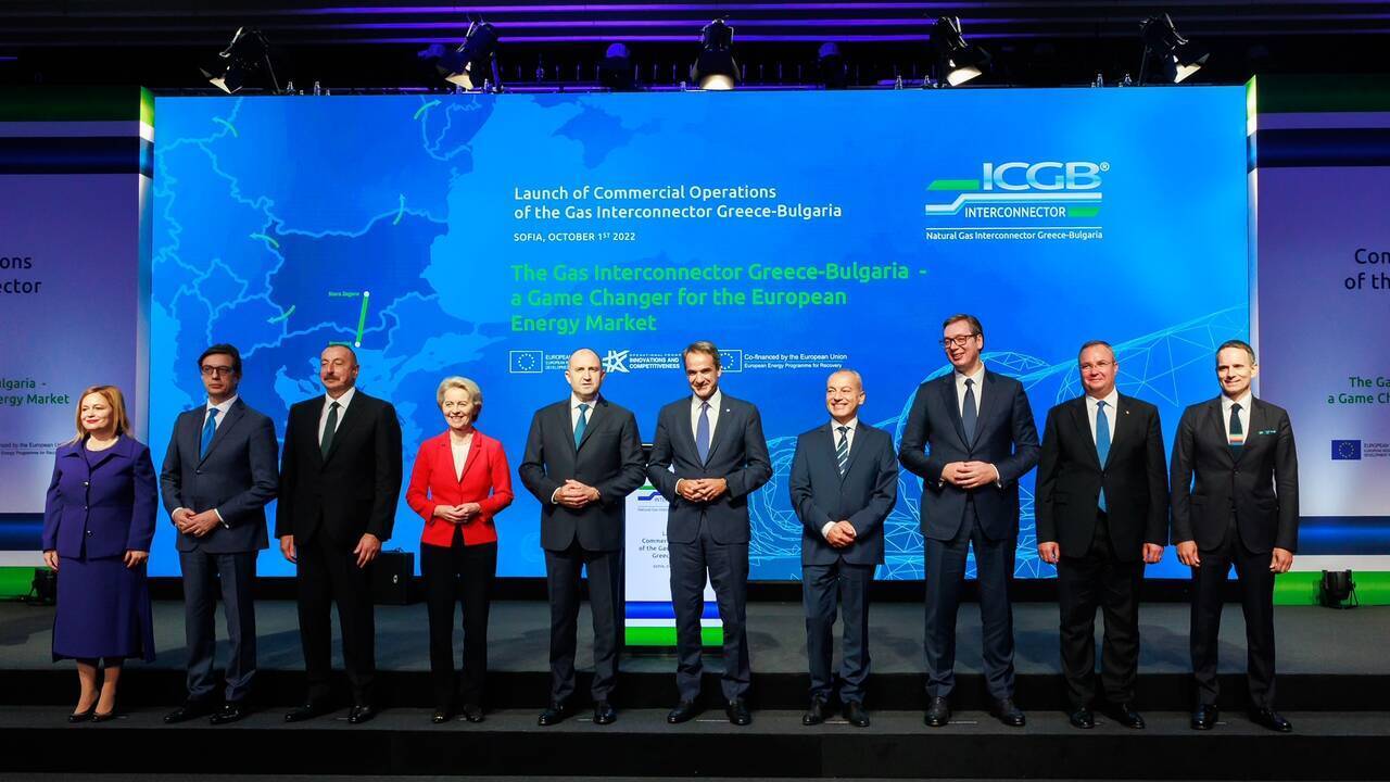 Ursula von der Leyen: Interconectorul Grecia-Bulgaria va aduce libertate față de Rusia în regiune