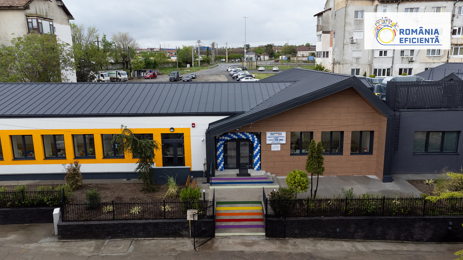 Grădinița Zig-Zag din Ovidiu, din ruină un loc de poveste, prin România Eficientă // FOTO