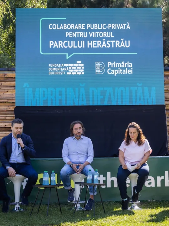 Conferinta Viitorul Parcului Herăstrău - Sursa: Fundația Comunitară București